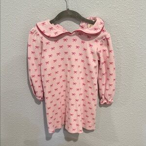 The Beaufort Bonnet Company Pink Dress with Bow Design